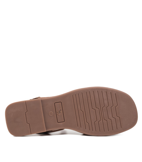 Босоножки женские кожаные коричневые Marigo 1585ЛZ-В