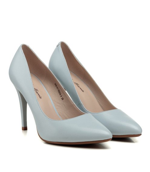 Туфлі шкіряні  класичні човники на високому каблуку Lady marcia 1875Т-В