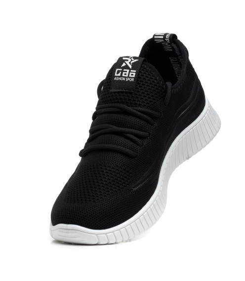 Кросівки жіночі чорні текстильні Linda 2082Т