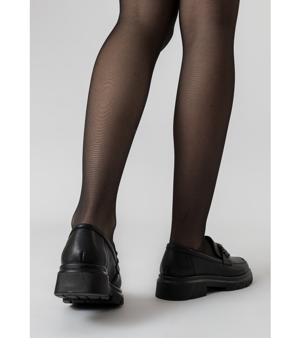 Туфлі-лофери жіночі чорні Meegocomfort 2148Т