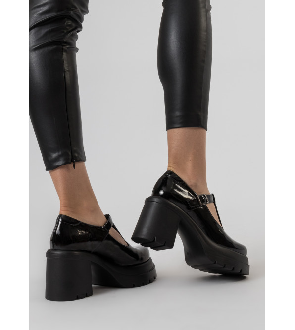 Туфли женские черные лакированые Melanda 2283Т-А