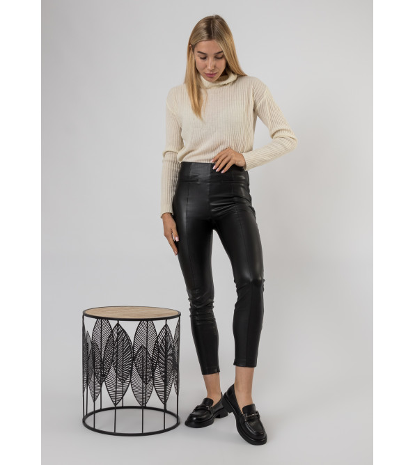 Туфли женские кожаные черные Melanda 2284Т