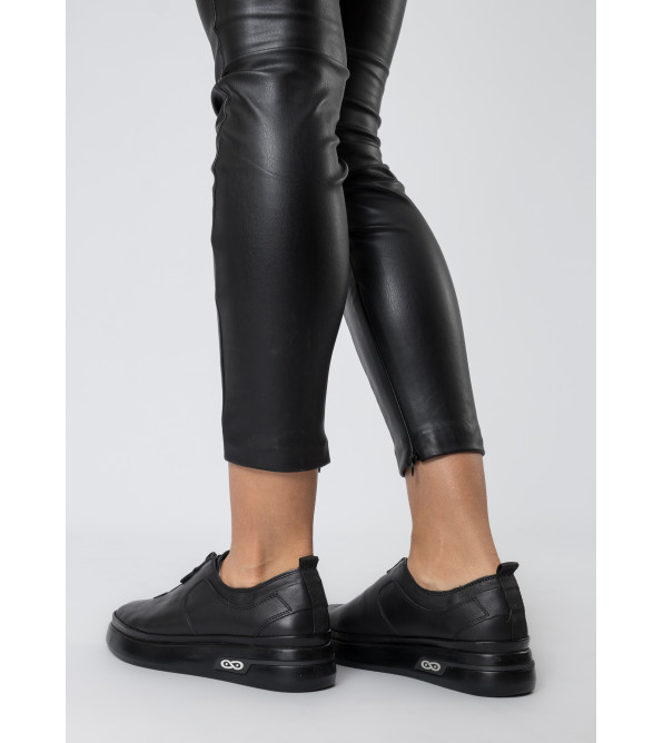 Туфли женские кожаные черные Meegocomfort 2292Т