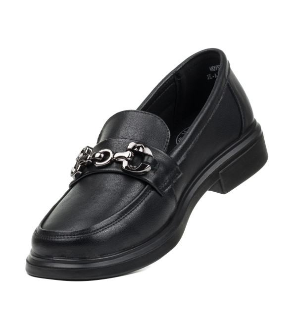 Туфли женские кожаные черные Meegocomfort 2298Т