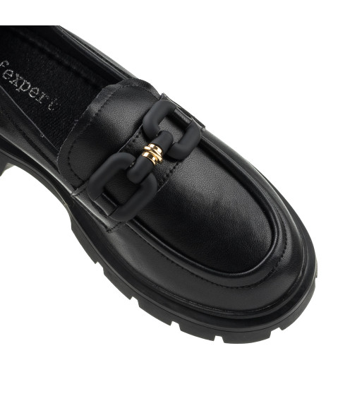 Туфли женские кожаные черные Lifexpert 2318Т
