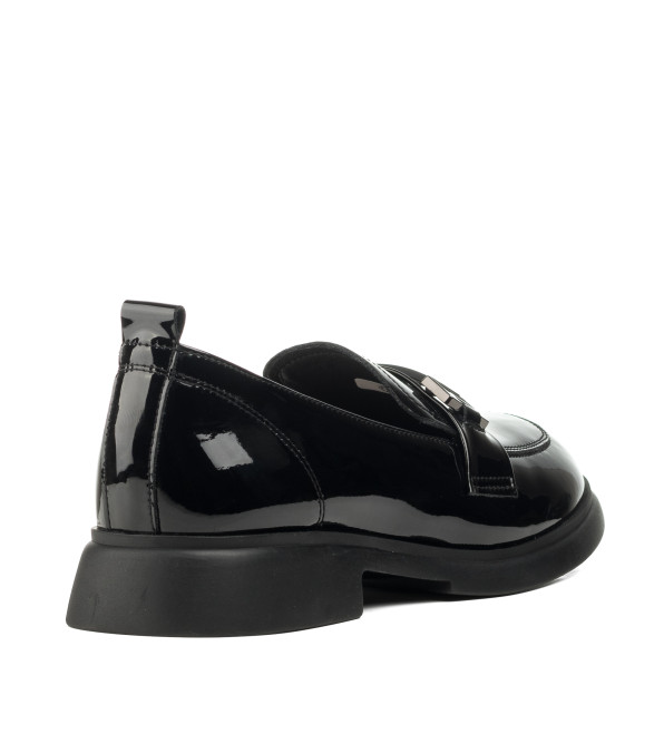 Туфли женские черные лакированые Meegocomfort 2356Т