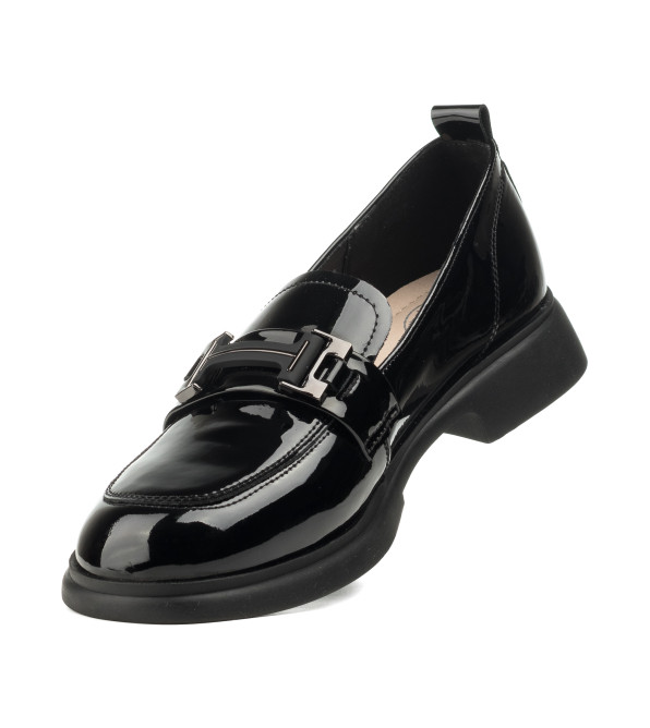Туфли женские черные лакированые Meegocomfort 2356Т