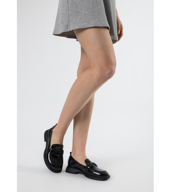 Туфли женские черные лакированые Meegocomfort 2356Т