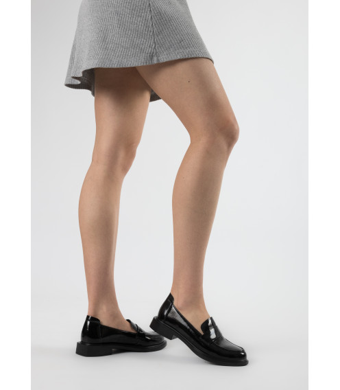 Туфли женские черные лакированые Meegocomfort 2362Т-В