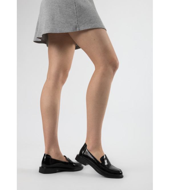 Туфли женские черные лакированые Meegocomfort 2362Т-В