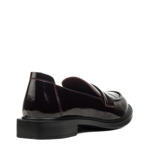 Туфли женские лакированые бордовые Meegocomfort 2362Т-А