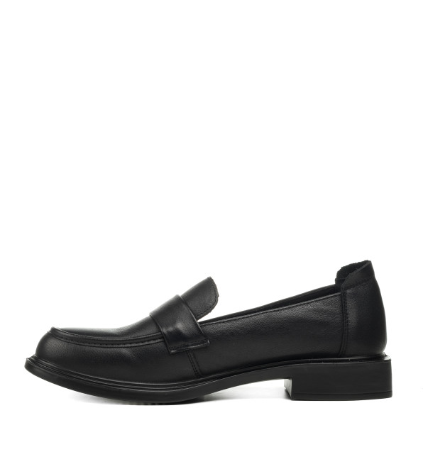 Туфли женские черные кожаные Meegocomfort 2362Т