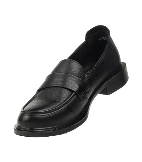 Туфли женские черные кожаные Meegocomfort 2362Т