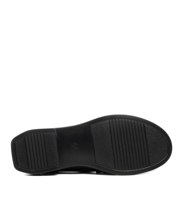 Туфли женские черные кожаные Meegocomfort 2362Т
