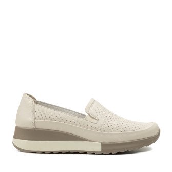 Туфли женские кожаные бежевые Meegocomfort 2367Т