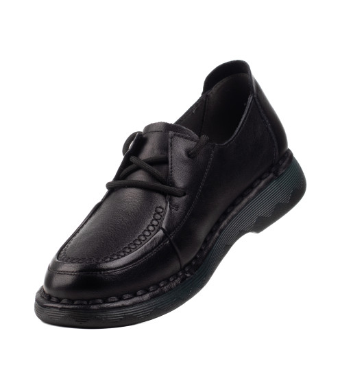 Туфли женские кожаные на шнуровках Meegocomfort 2368Т