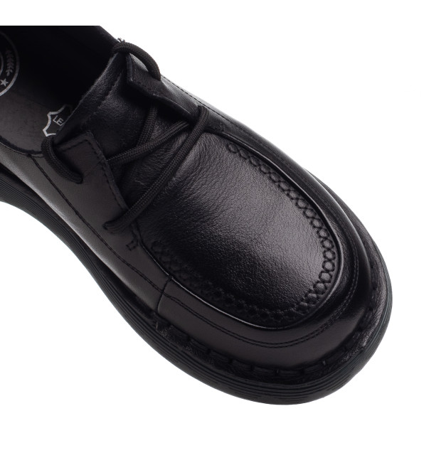 Туфли женские кожаные на шнуровках Meegocomfort 2368Т