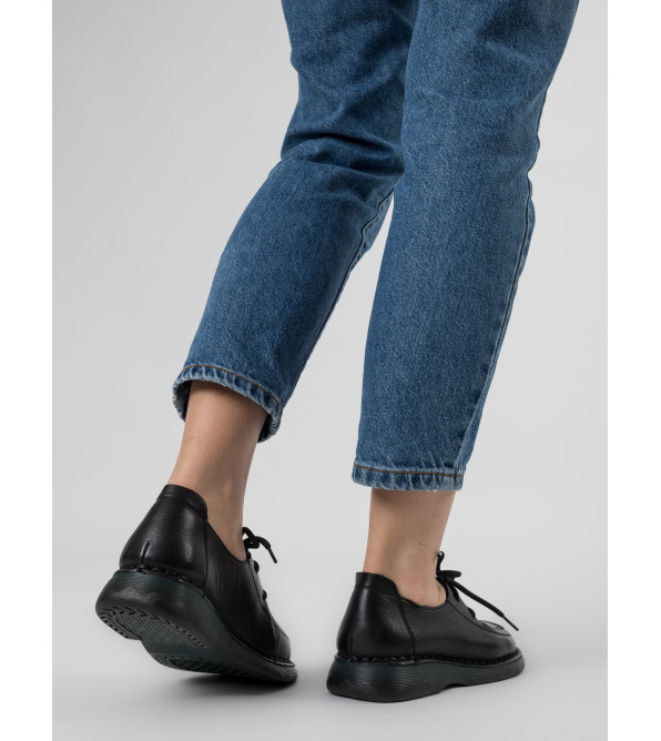 Туфли женские кожаные на шнуровках Meegocomfort 2368Т
