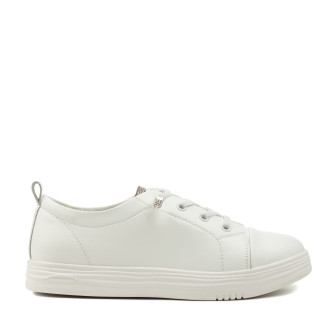 Кеды женские кожаные белые Lola Andy 2449Т