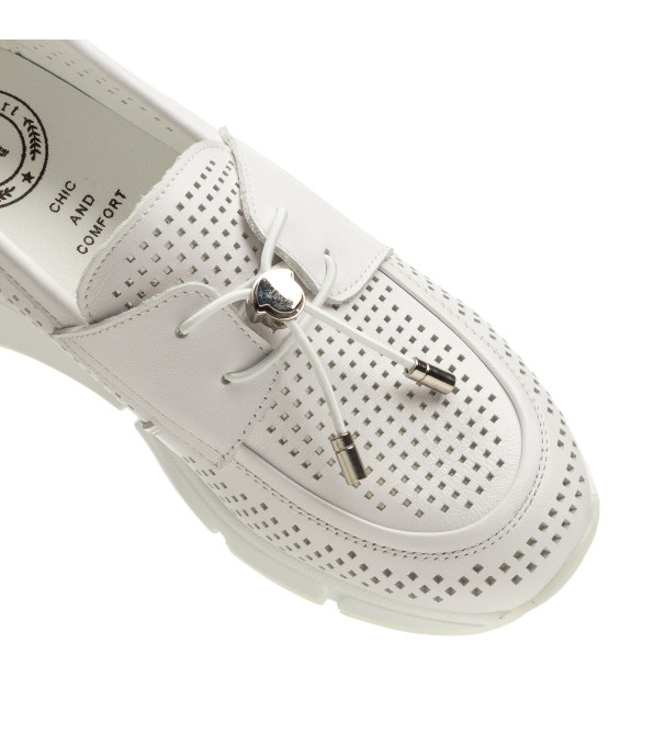 Туфли женские белые летние Meegocomfort 2470Т