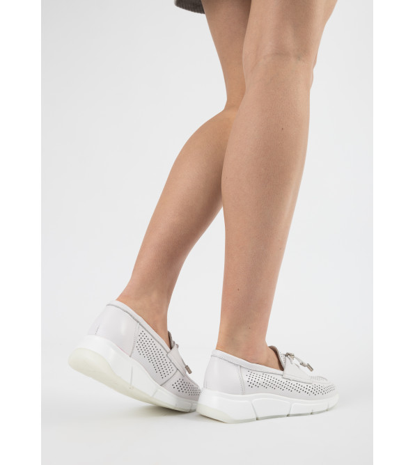 Туфли женские белые летние Meegocomfort 2470Т