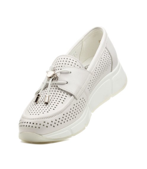 Туфли женские белые летние Meegocomfort 2470Т