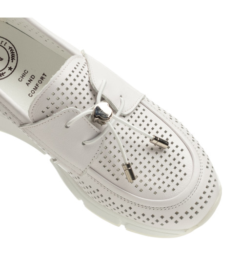 Туфли женские белые летние Meegocomfort 2470Т