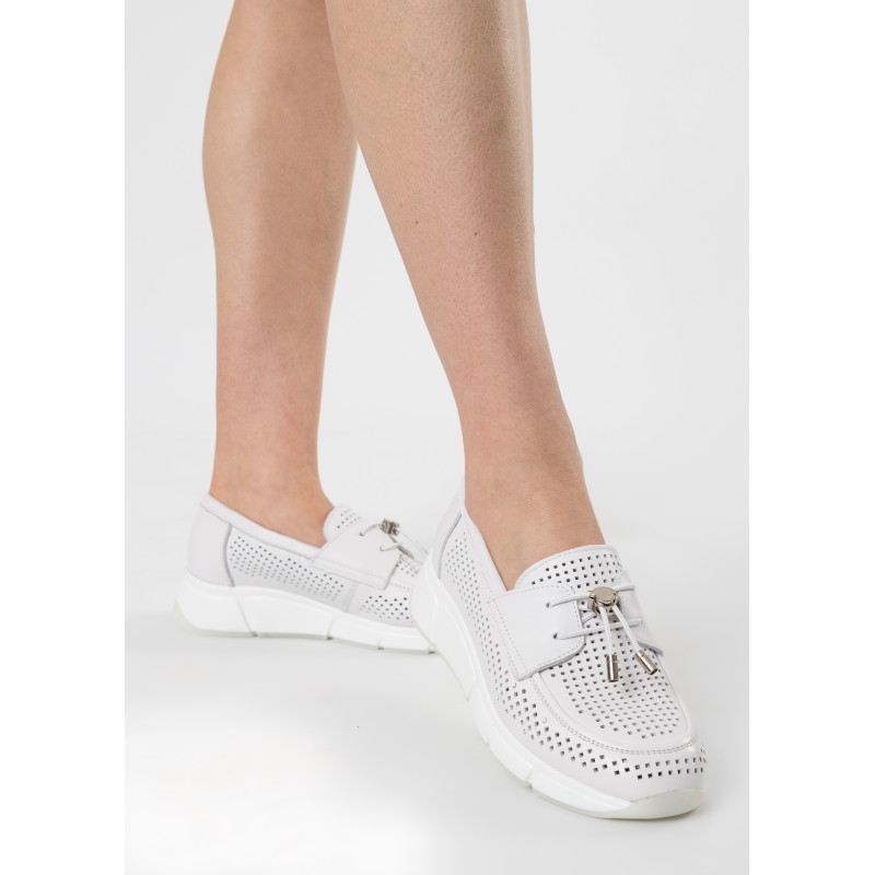 Туфли женские белые летние Meegocomfort 2470Т