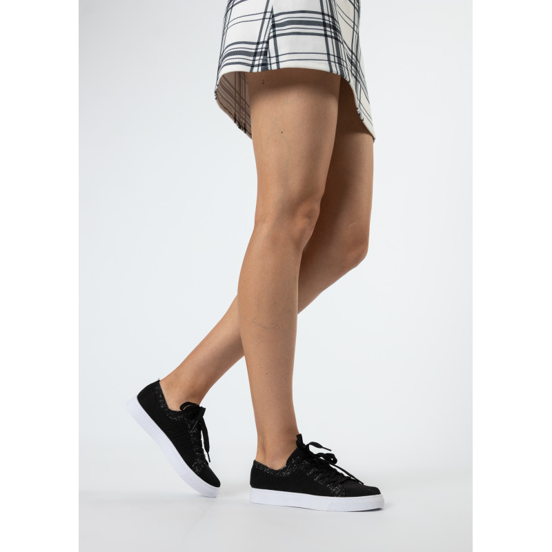 Кеди жіночі чорні текстильні Fashion 2475Т
