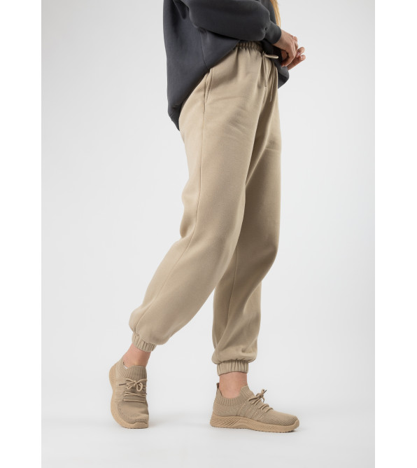 Кроссовки женские текстильные бежевые Fashion 2478Т-В