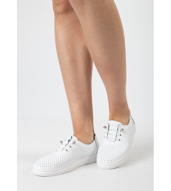 Туфлі жіночі шкіряні білі літні Comfort Wow 2500Т