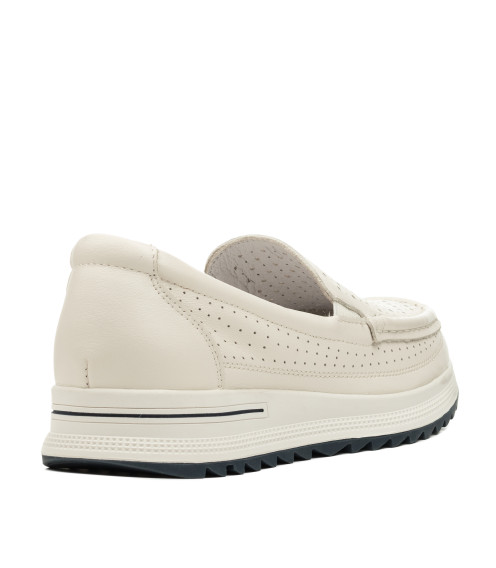 Туфли женские кожаные с перфорацией Meegocomfort 2501Т-А