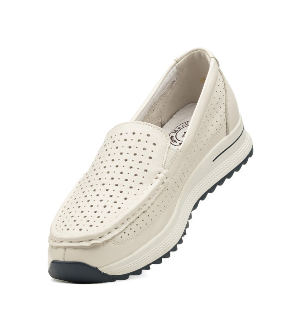 Туфли женские кожаные с перфорацией Meegocomfort 2501Т-А
