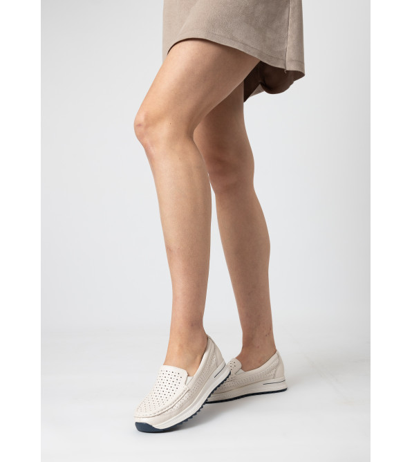 Туфли женские кожаные с перфорацией Meegocomfort 2501Т-А
