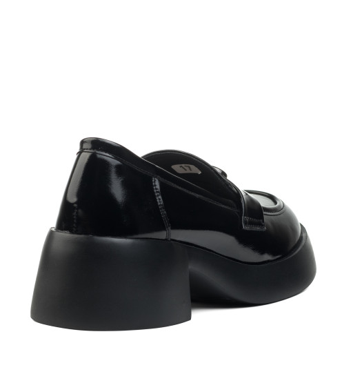 Туфли женские черные лакированные Meegocomfort 2536Т