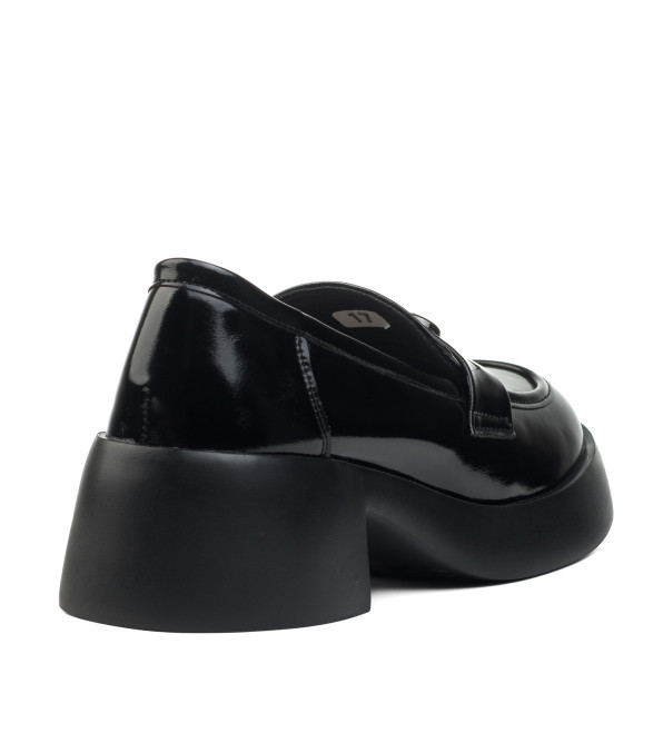 Туфли женские черные лакированные Meegocomfort 2536Т