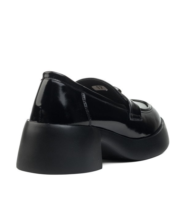 Туфли женские черные лакированные Meegocomfort 2536Т
