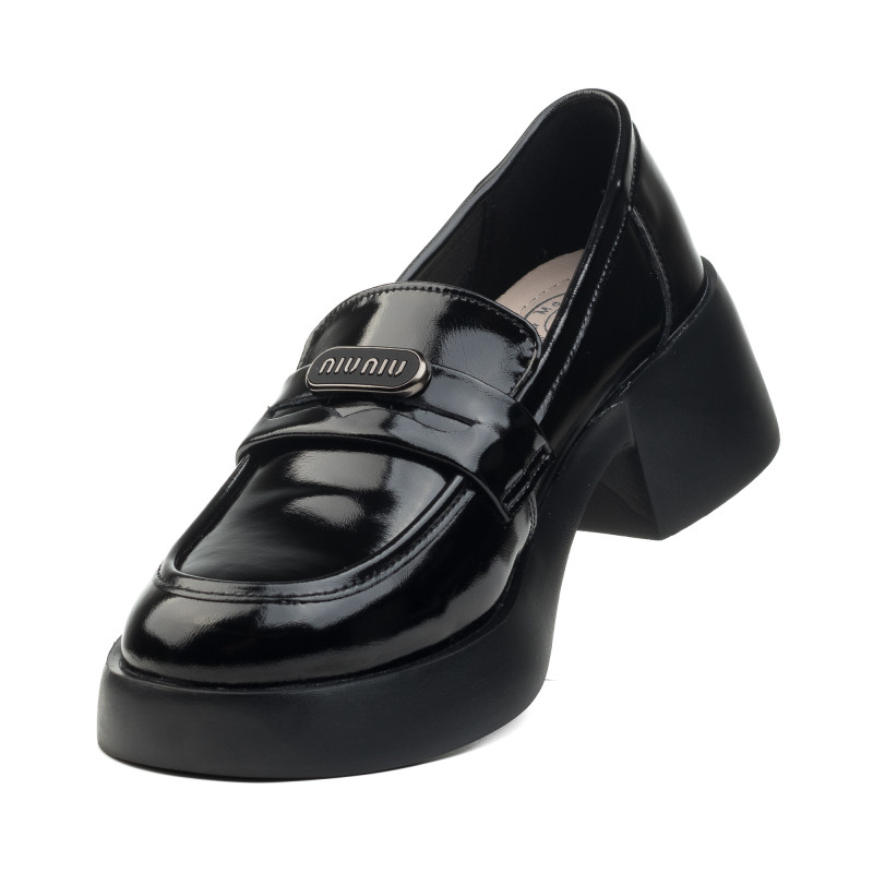 Туфли женские черные лакированные Meegocomfort 2536Т