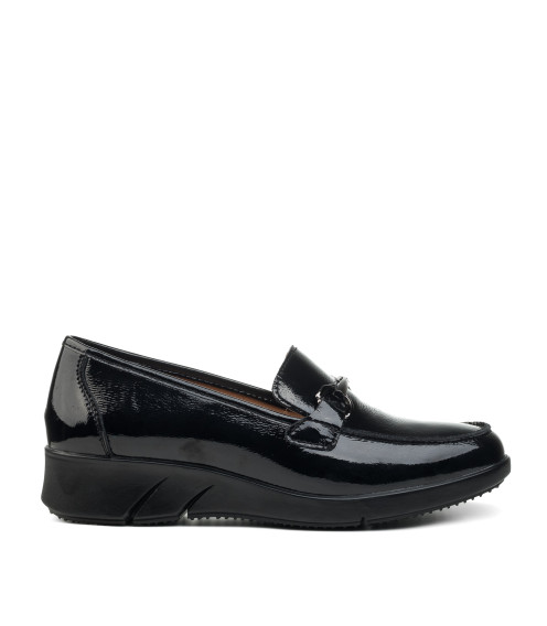 Туфли женские черные лакированные Meegocomfort 2538Т
