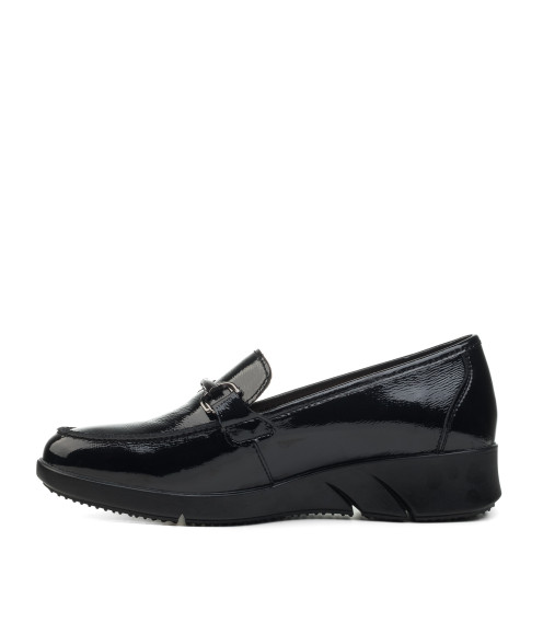Туфли женские черные лакированные Meegocomfort 2538Т