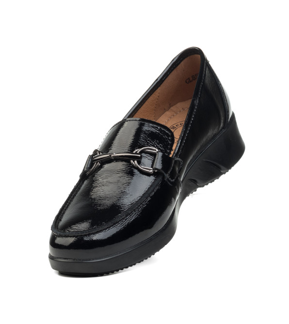 Туфли женские черные лакированные Meegocomfort 2538Т