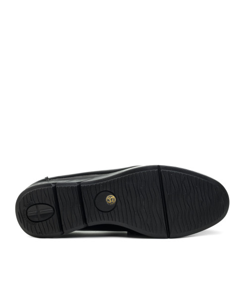Туфли женские черные лакированные Meegocomfort 2538Т