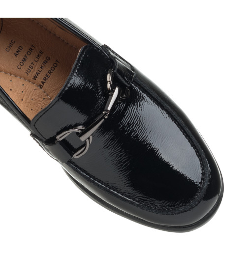 Туфли женские черные лакированные Meegocomfort 2538Т