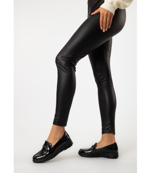 Туфли женские черные лакированные Meegocomfort 2538Т