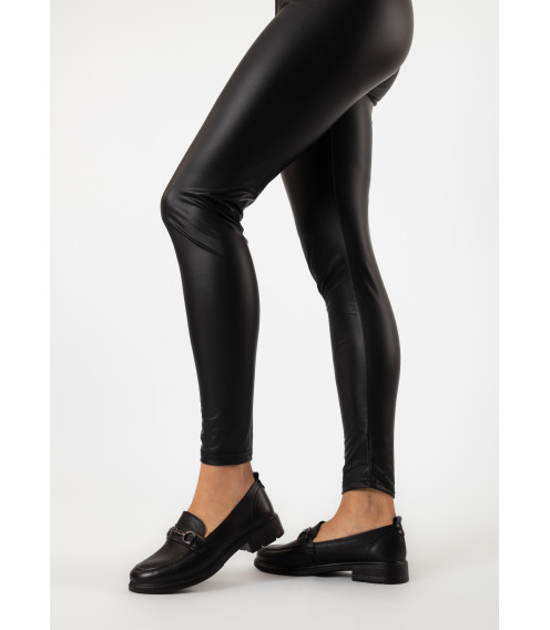 Туфли женские черные кожаные Meegocomfort 2541Т-А
