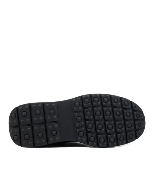 Кроссовки женские черные кожаные Meegocomfort 2542Т