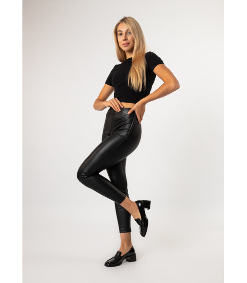 Туфли женские лакированные черные Mode Anona 2608Т