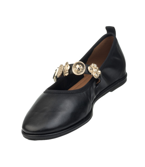 Туфлі жіночі шкіряні чорні Lady Marcia 2619Т