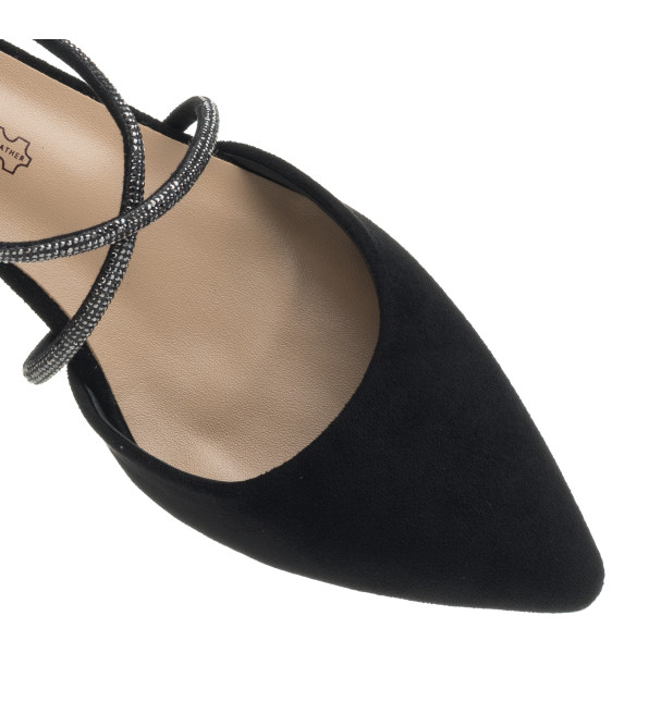 Туфли женские черные замшевые Marigo 2650Т
