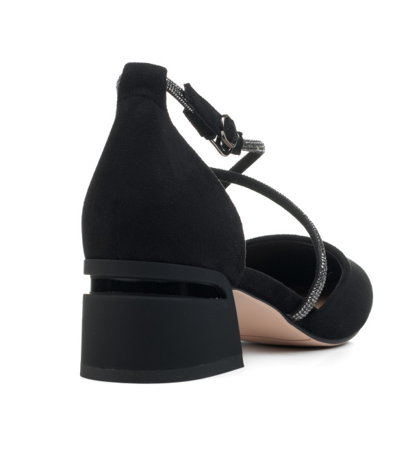 Туфли женские черные замшевые Marigo 2650Т
